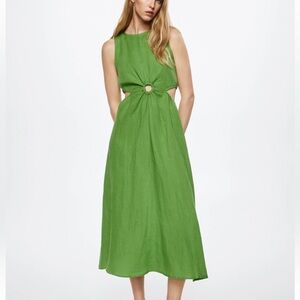 Mango Linen Dress